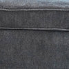 38 Inch Modern Ottoman Smooth Gray Chenille Fabric Plush Cushioned Seat By Casagear Home BM294153