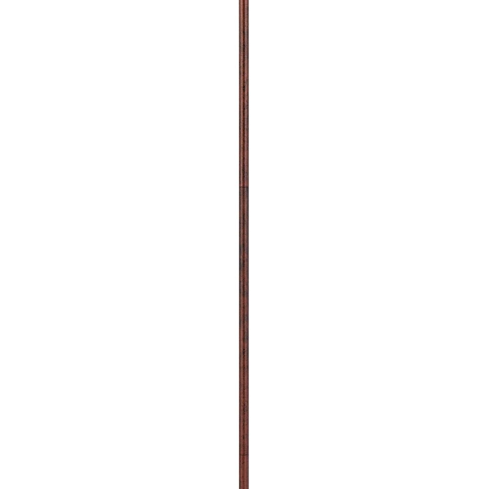 Cyan 65 Inch Modern Adjustable Arc Floor Lamp Amber Mica Shade Rust Metal By Casagear Home BM295963