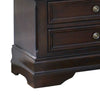 Bee 26 Inch 3 Drawer Nightstand Felt Lined Top Drawer Cappuccino Brown By Casagear Home BM296733