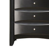 Ica 49 Inch Tall Dresser Chest 5 Chambered Drawers Felt Lined Black By Casagear Home BM296757