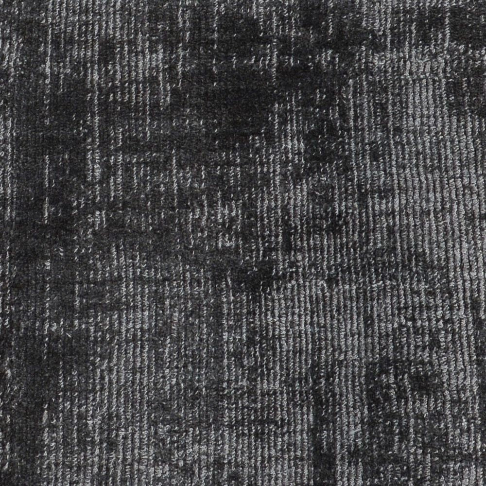 Arlo 5 x 8 Area Rug Charcoal Gray Viscose Handcrafted Non Reversible By Casagear Home BM297394