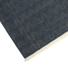 Lusia 2 x 3 Area Rug Handwoven Soft Fringes Herringbone Dark Navy Blue By Casagear Home BM297432