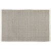 Lusia 2 x 3 Area Rug Handwoven Soft Fringes Herringbone Light Gray By Casagear Home BM297440