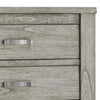 Yuna 52 Inch 5 Drawer Tall Dresser Chest Bar Handles Wood Grain Gray By Casagear Home BM298965