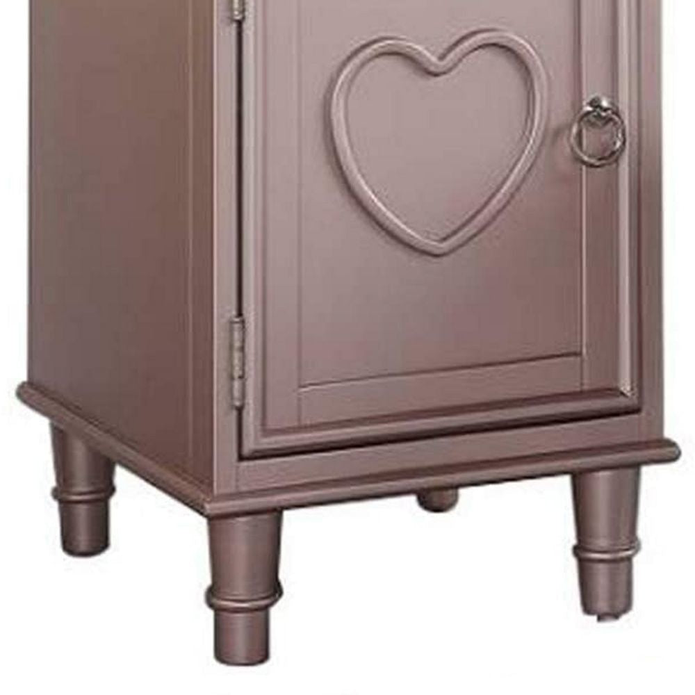 43 Inch Vanity Set Accent Mirror Included Matching Stool Rose Gold Wood By Casagear Home BM299016