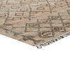 Ella 5 x 8 Area Rug Beige Handwoven Jute Fringes Tribal Geometric Design By Casagear Home BM299245