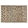 Ella 8 x 10 Area Rug Beige Handwoven Jute Fringes Tribal Geometric Style By Casagear Home BM299246