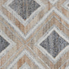 Freya 8 x 10 Area Rug Artistic Diamond Pattern Handwoven Natural Jute By Casagear Home BM299254