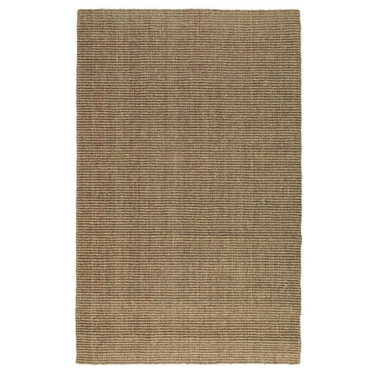 Quell 2 x 3 Handwoven Area Rug, Natural Brown Seagrass, Braided Design By Casagear Home