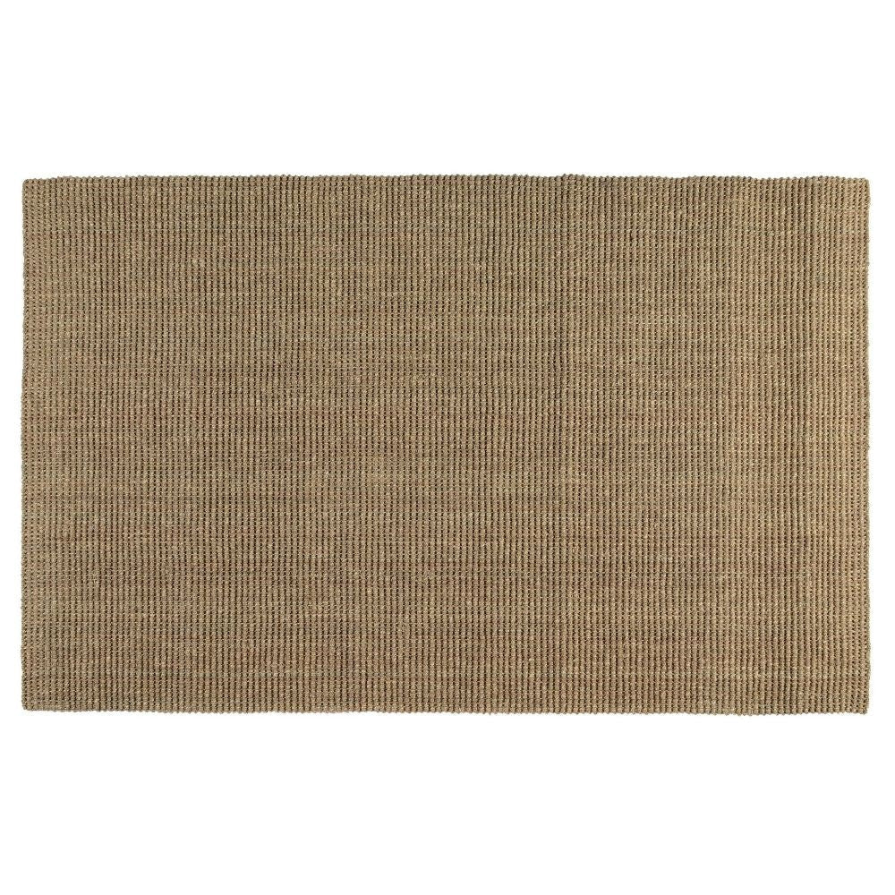 Quell 2 x 3 Handwoven Area Rug Natural Brown Seagrass Braided Design By Casagear Home BM299316