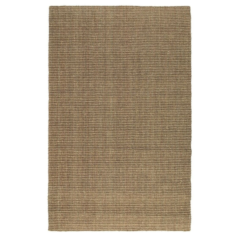 Quell 4 x 6 Handwoven Area Rug, Natural Brown Seagrass, Braided Design By Casagear Home