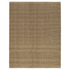 Quell 8 x 10 Handwoven Area Rug, Natural Brown Seagrass, Braided Design By Casagear Home