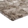 Vittorio 9 x 12 Handwoven Shag Area Rug Polyester Cotton Solid Taupe By Casagear Home BM299332