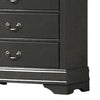 Ryla 48 Tall Dresser 5 Drawers Metal Handles Gray By Casagear Home BM300574