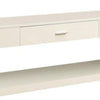 Stub 47 Wood Sofa Console Table 1 Drawer Glossy White By Casagear Home BM300720