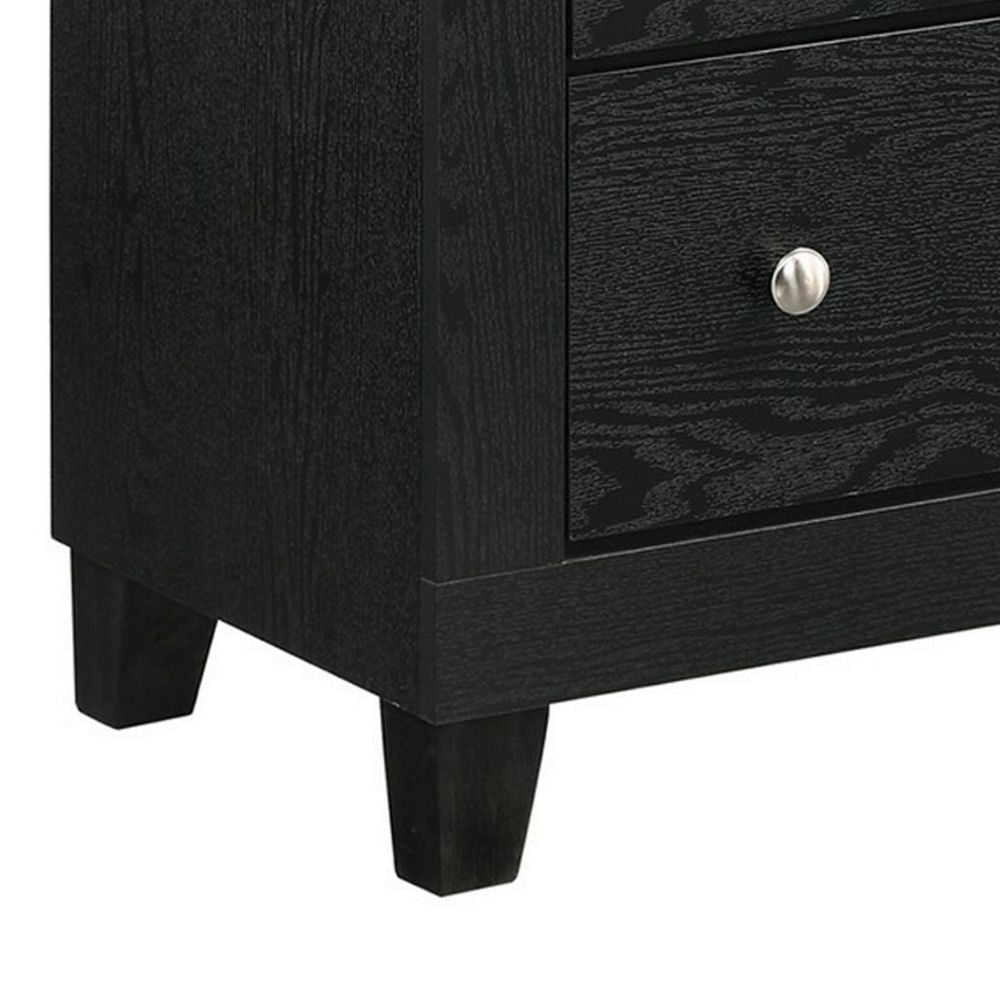 Yoh 47 4 Drawer Dresser Chest Marble Top Metal Black By Casagear Home BM300825