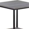 3 Piece Cocktail Set Coffee Table 2 End Tables Gray Wood By Casagear Home BM300844