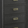 Nio 48 Tall 4 Drawer Dresser Chest Bracket Legs Gray By Casagear Home BM300866