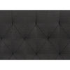 Dane Full Bed Upholstered Curved Headboard Dark Gray By Casagear Home BM300906