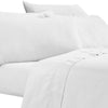 Myla 4 Piece Full Sheet Set Stitched White Microfiber By Casagear Home BM301889