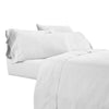 Myla 4 Piece Full Sheet Set, Stitched, White Microfiber By Casagear Home