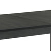 63-83 Inch Extendable Dining Table Self Store Butterfly Leaf Black Finish By Casagear Home BM302424