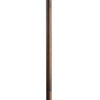 60 Inch Floor Lamp with Crystal Drum Shade Metal Base Antique Bronze By Casagear Home BM308918