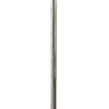 Shine 61 Inch Floor Lamp Chandelier Style Crystal and Metal Chrome By Casagear Home BM308929