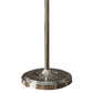 Shine 61 Inch Floor Lamp Chandelier Style Crystal and Metal Chrome By Casagear Home BM308929