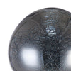 Zoom 21 Inch Table Lamp Globe Glass Shade Bulb Design Nickel Dark Gray By Casagear Home BM309002