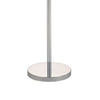 Zoom 66 Inch Floor Lamp Globe Glass Shade in a Bulb Design Silver By Casagear Home BM309003