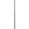 Cue 72 Inch Floor Lamp Globe Shade Nickel Metal Frame Round Base By Casagear Home BM309009