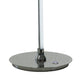 Sea 22 Inch Table Lamp Accent Twisted LED Light Modern Style Chrome Base By Casagear Home BM309029