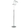 Sea 61 Inch Floor Lamp, Accent Twisted LED, Modern Style, Chrome Base By Casagear Home