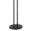 Pin 59 Inch Floor Lamp Drum Shade Metal Base Accent Round Base Black By Casagear Home BM309044