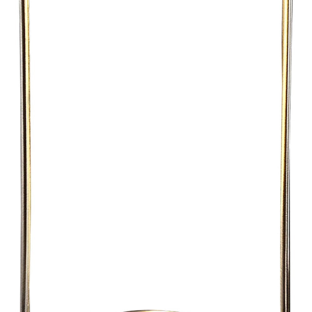 Gizo 21 Inch Table Lamp LED Light Wireless Charging Metal Base Brass By Casagear Home BM309056