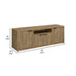 Tag 60 Inch TV Media Entertainment Console 4 Cabinets MDF Mango Brown By Casagear Home BM309184