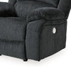 Wie 39 Inch Power Recliner Chair Rocker Slate Gray Chenille Upholstery By Casagear Home BM309334