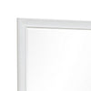 Limi 37 x 43 Dresser Mirror Modern Wood Frame White Brushed Finish By Casagear Home BM309521