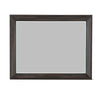 Laji 39 x 50 Dresser Mirror Modern Style Rich Walnut Brown Wood By Casagear Home BM309523