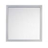 Moko 40 x 40 Dresser Mirror Square Modern Style Gray Finished Frame By Casagear Home BM309531