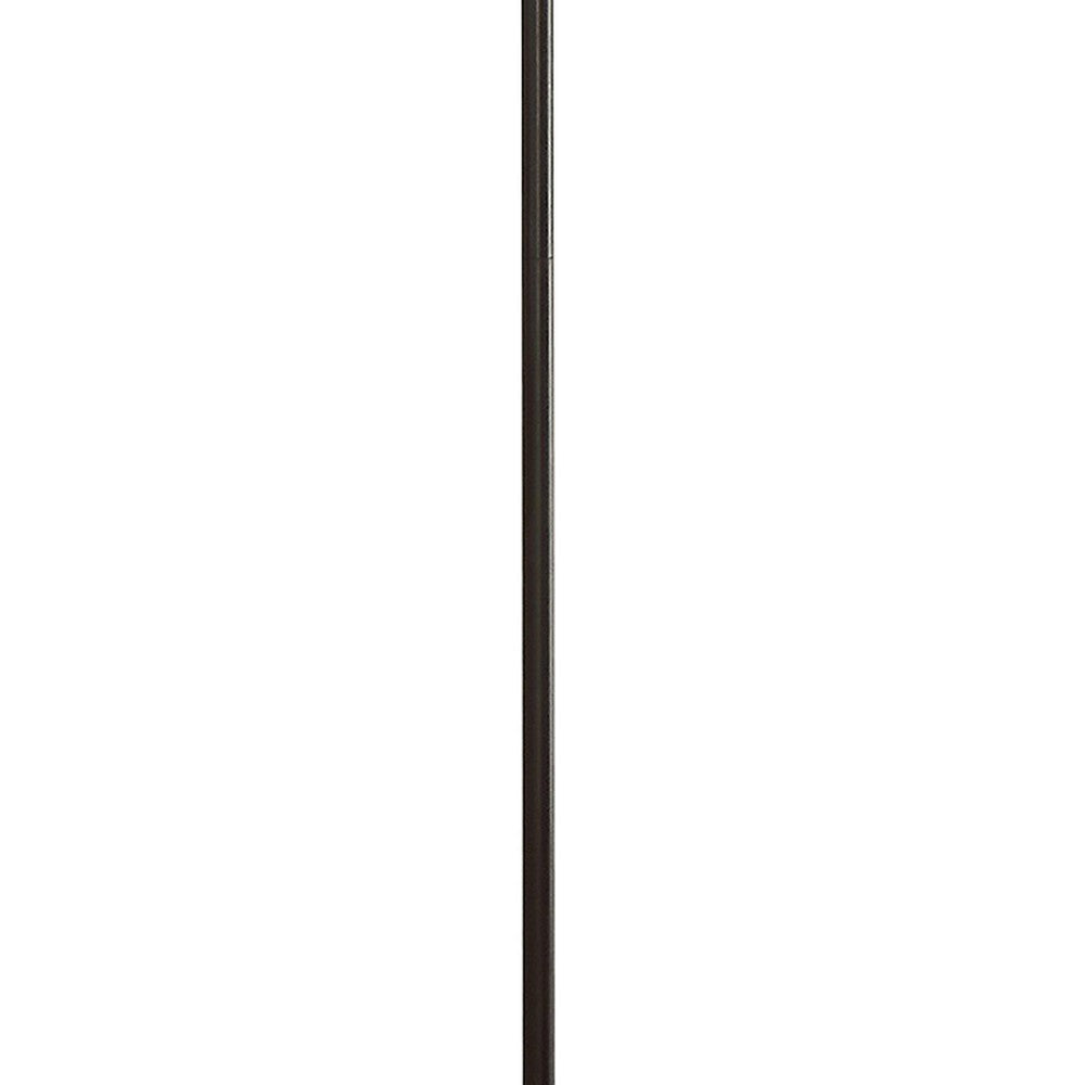 Quinn 63 Inch Accent Floor Lamp Vintage Fan Design Antique Bronze Finish By Casagear Home BM309678