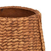 Reno 15 Inch Planter Rope Woven Design White and Brown Finished Resin By Casagear Home BM309749