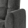 Lupe 35 Inch Chair Biscuit Tufted Chrome Legs Gray Chenille Upholstery By Casagear Home BM310892