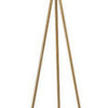 Zeri 59 Inch Floor Lamp Modern Style Tripod Legs Metal White and Gold By Casagear Home BM311072