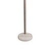 83 Inch Floor Lamp AdjusFloor 3 Level Design Marble Metal Silver By Casagear Home BM311079