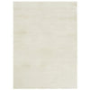 Ica 5 x 7 Area Rug, Non Slip Canvas Backing, Tie Dye Polyester, Off White By Casagear Home