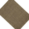 Dufu 5 x 7 Area Rug Medium Hard Latex Backing Polyester Dark Beige By Casagear Home BM311092