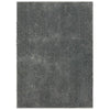 Dufu 8 x 10 Area Rug, Large, Hard Latex Backing, Polyester, Smoke Gray By Casagear Home