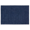 Shey 5 x 8 Area Rug Medium Hand Loomed Wool No Backing Navy Blue By Casagear Home BM311097